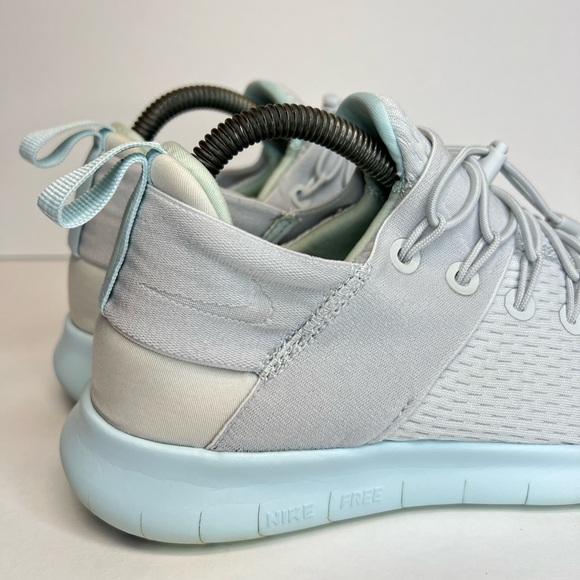 Nike Free RN CMTR Commuter Womens Sz 8 880842-012 Pure Platinum/Powder Blu NICE! - Picture 9 of 15
